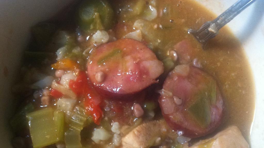 Lower Carb Andouille Sausage and Okra Gumbo Recipe