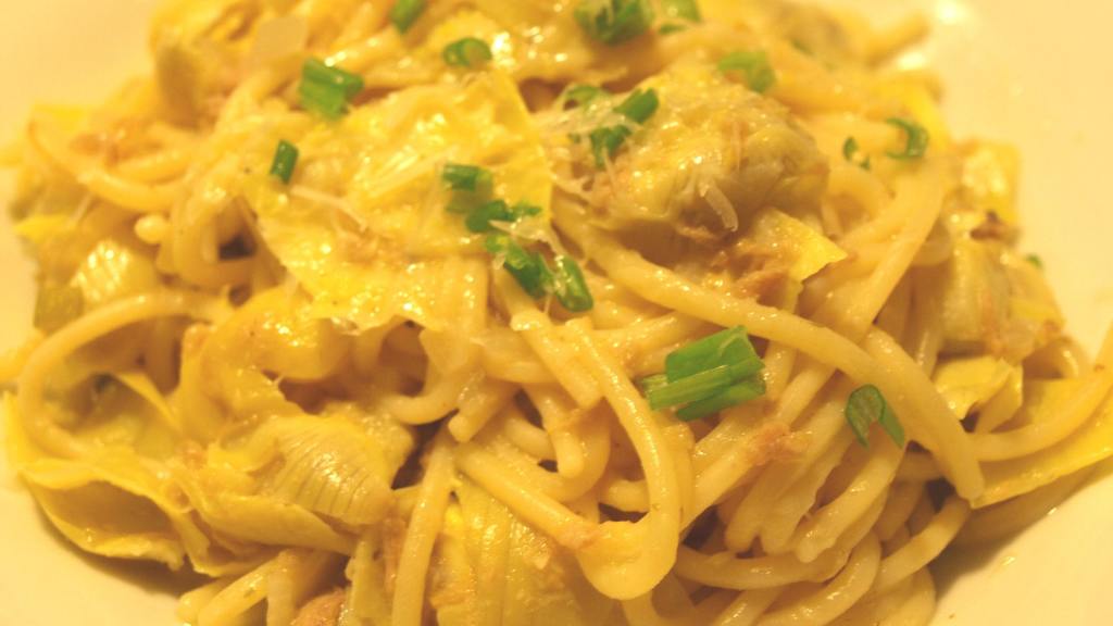 Artichokes and Tuna Pasta Sauce (Rachael Ray) Recipe