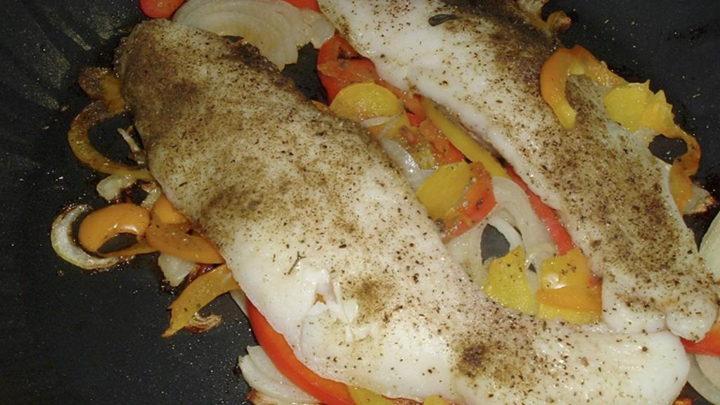 Fish With Bell Peppers Recipe