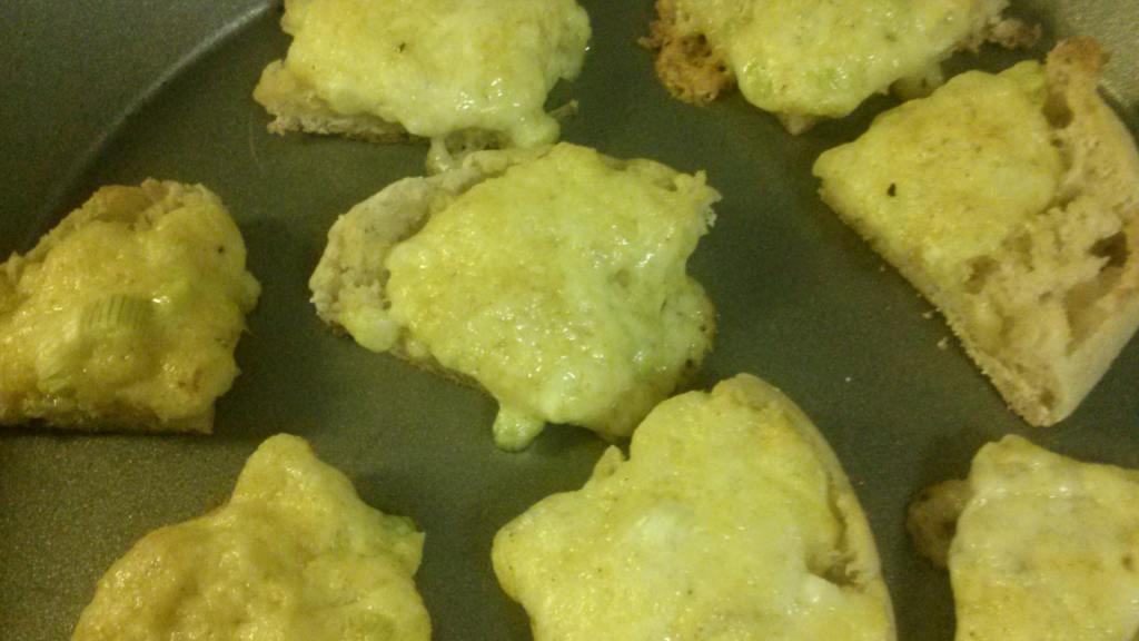 English Muffin Olive Cheese Melts Recipe