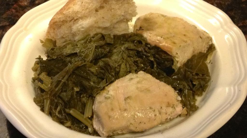 Crock Pot Greens and Chicken Recipe