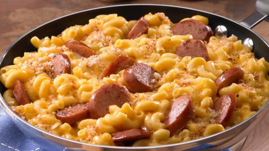 Johnsonville Skillet Mac & Cheese & Kielbasa Recipe