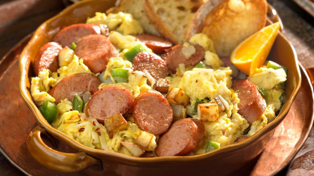 Andouille Sausage Cajun Scramble Recipe