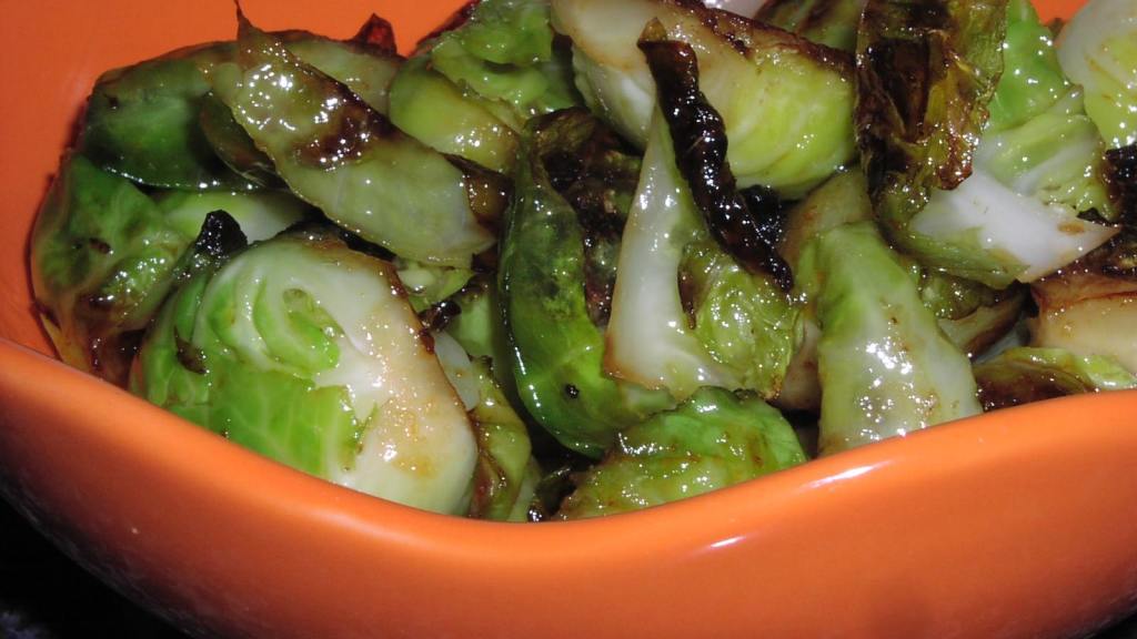 Pan Fried Brussels Sprouts With Sriracha, Honey and Lime Recipe