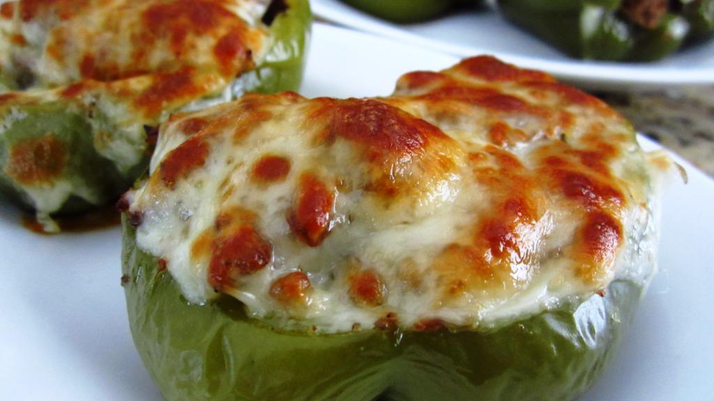 Philly Cheesesteak Stuffed Peppers created by gailanng