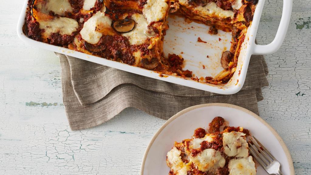 Beef and Mushroom Lasagna Recipe