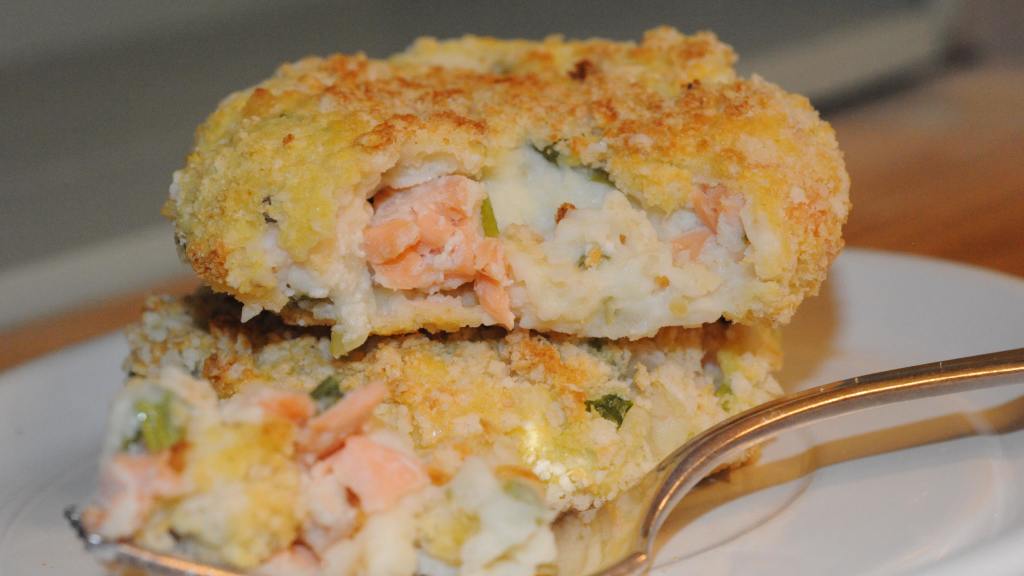 SalmonScallion Mashed Potato Cakes SP5 Recipe