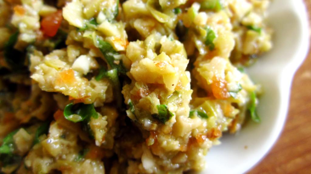 Green Olive, Basil and Almond Tapenade Recipe