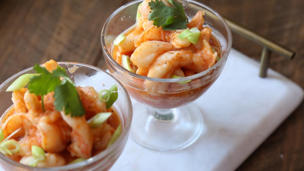 Ecuadorean Shrimp Ceviche with Oranges created by Probably This