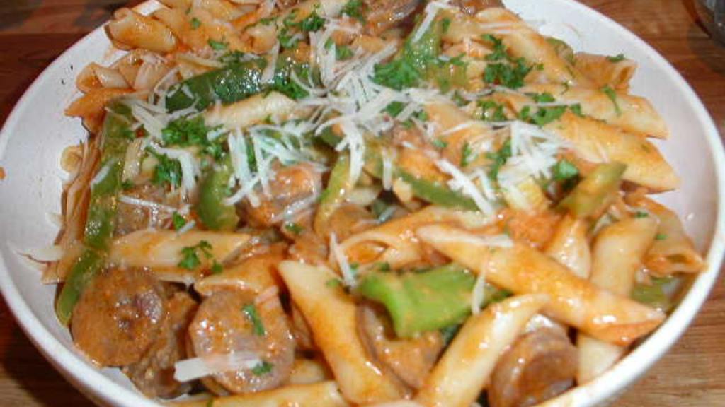 Penne & Sausages a La Vodka Recipe