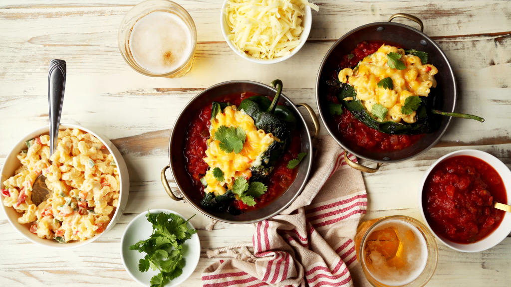 Mac & Cheese Chile Relleno Recipe