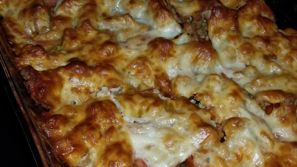 Mom's Zucchini, Tomato & Italian Sausage With Mozzarella created by Vicki V.