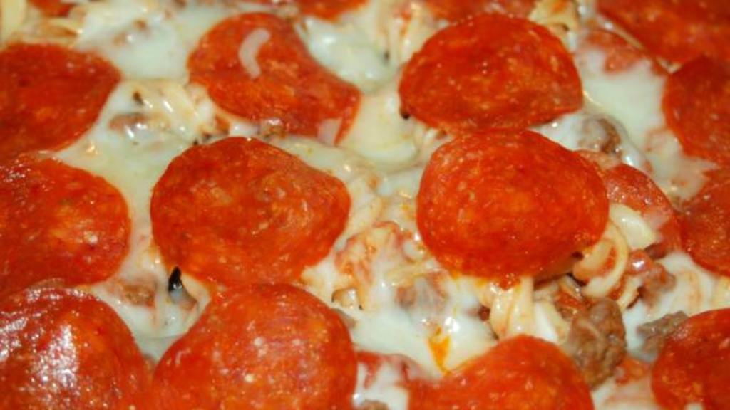 Pizza Pasta Casserole Recipe Food