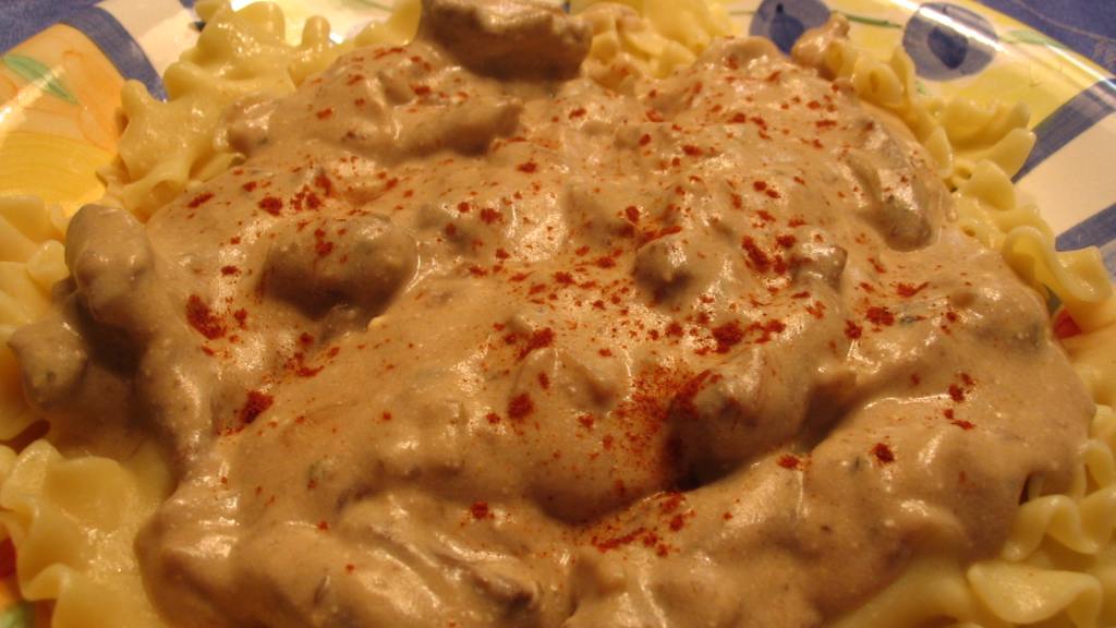 Easy Beef Stroganoff with Paprika created by Dannygirl