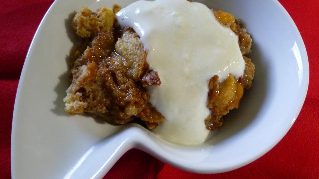 Drunken Bread Pudding With Amaretto Sauce created by Ambervim