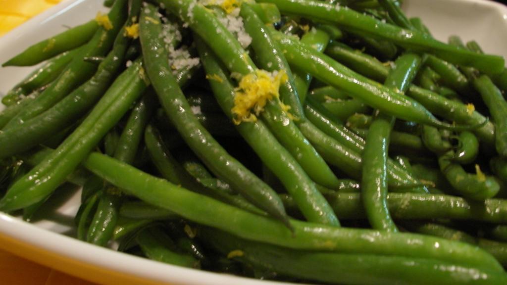 Green Beans With Lemon and Oil Recipe