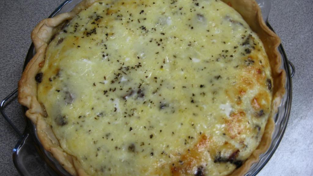 Herbed Mushroom Quiche Recipe