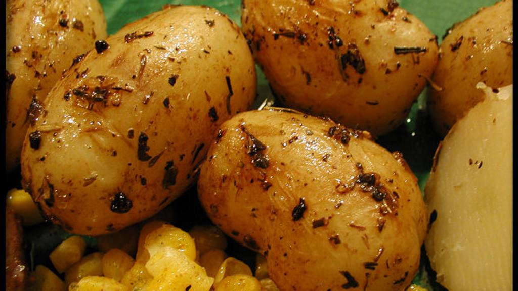 New Potatoes With Herbes De Provence, Lemon and Coarse Salt Recipe