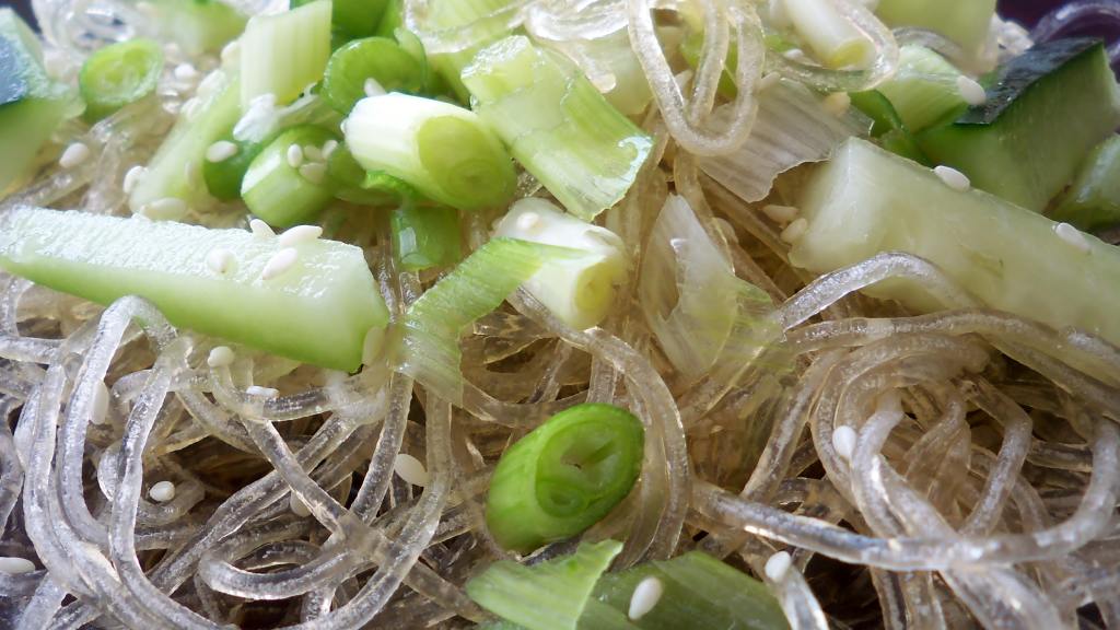 Japanese Noodle and Cucumber Salad created by Parsley