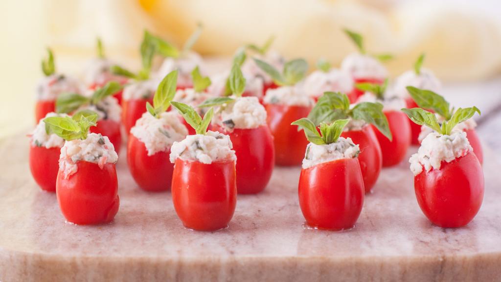Crab Stuffed Cherry Tomatoes Recipe