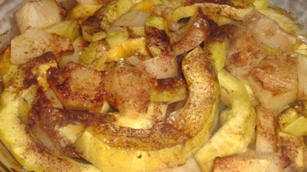 Baked Squash and Apple Casserole created by Bergy