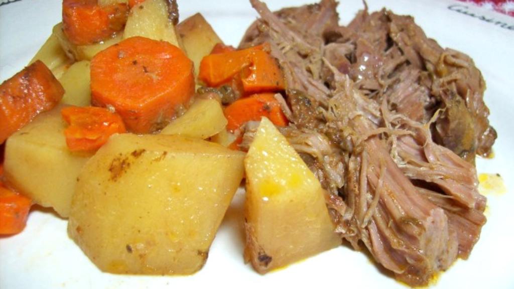 Zesty SlowCooker Italian Pot Roast Recipe