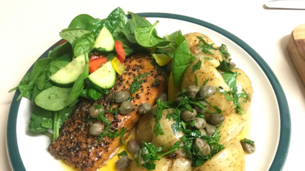 Baked Salmon With Caper Sauce Recipe - Food.com