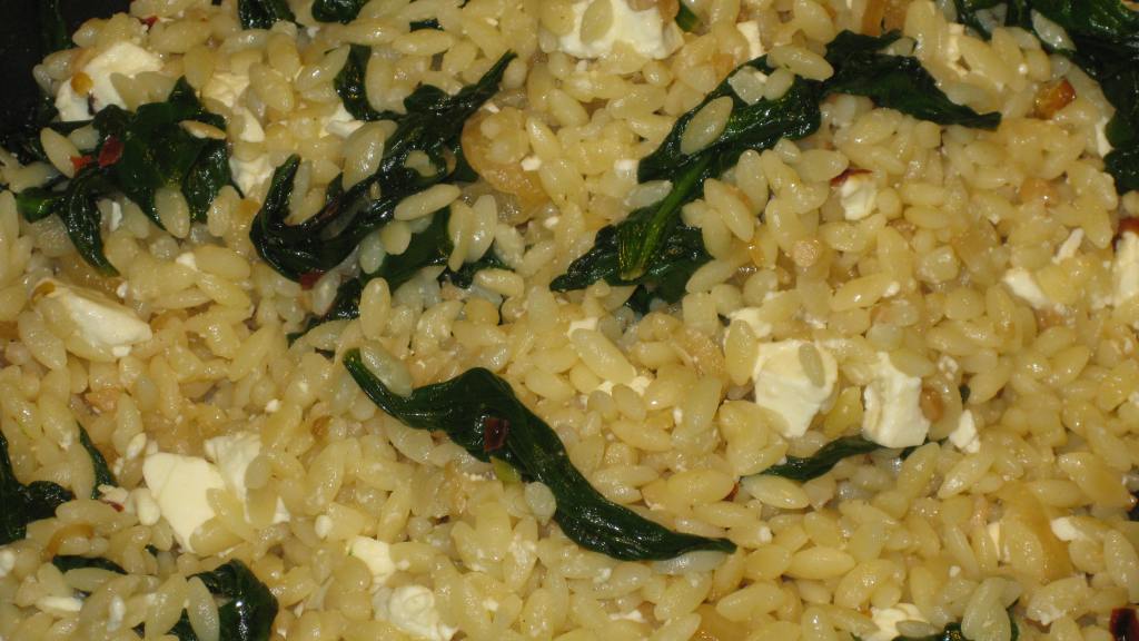 Spinach Feta Orzo Recipe