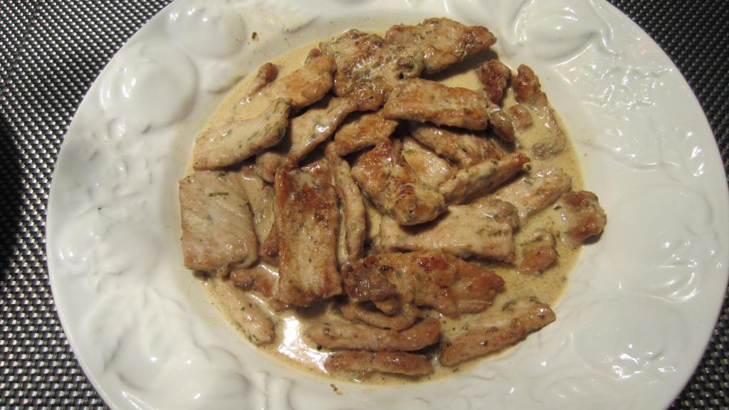 Pork Chops with RosemaryVinegar Sauce Recipe