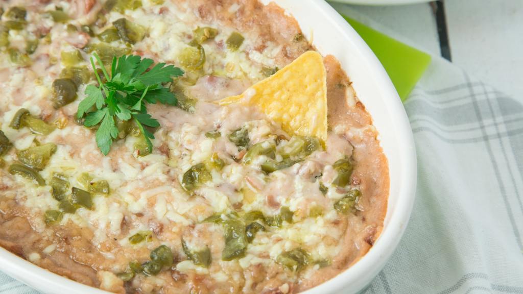 Hot Cheddar Bean Dip created by anniesnomsblog