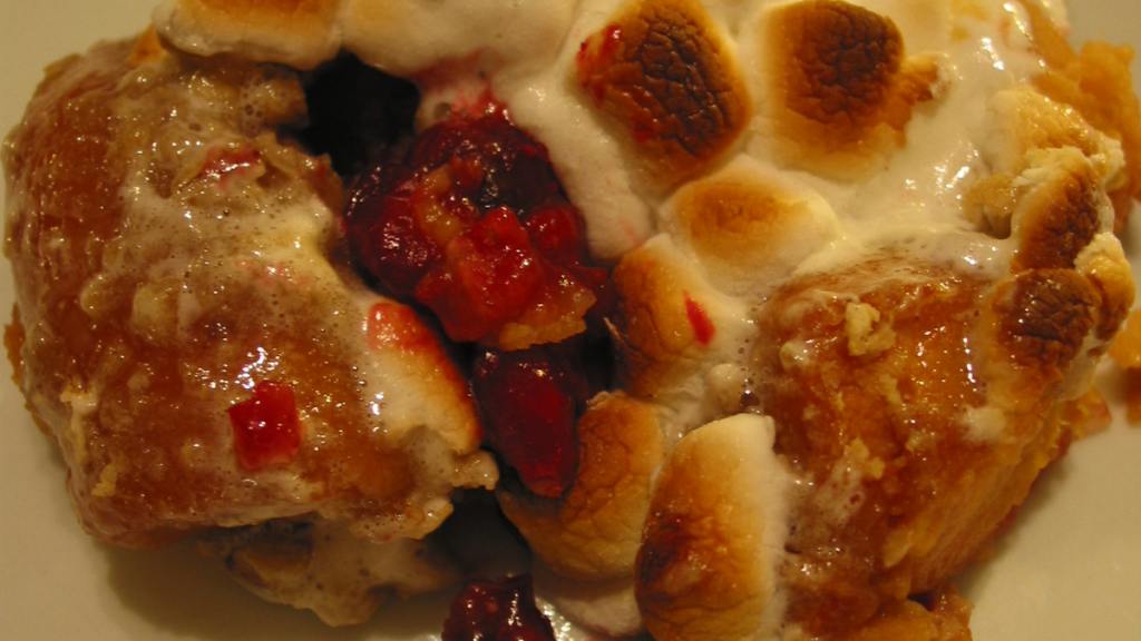 Candied Yams with Cranberries Recipe