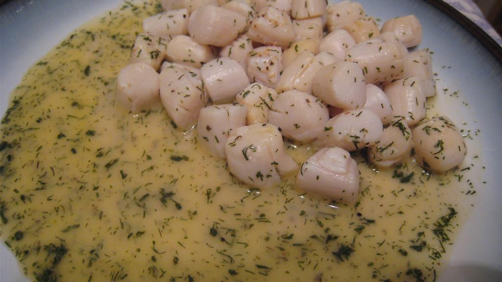 Bay Scallops with Lemon and Dill Recipe