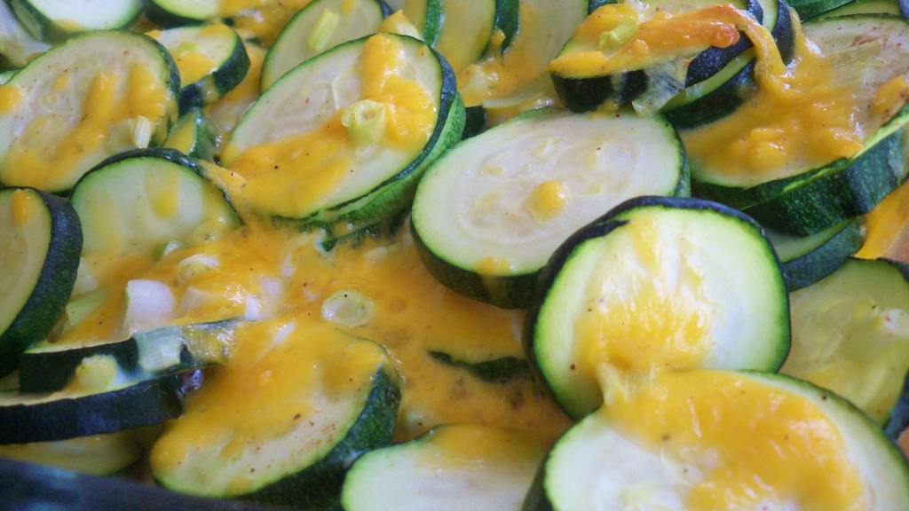 Baked Zucchini With Cheddar Cheese Recipe