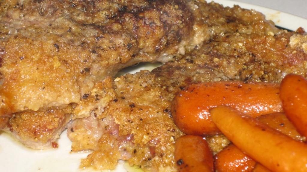 Breaded baked Pork steak created by Bekah49036