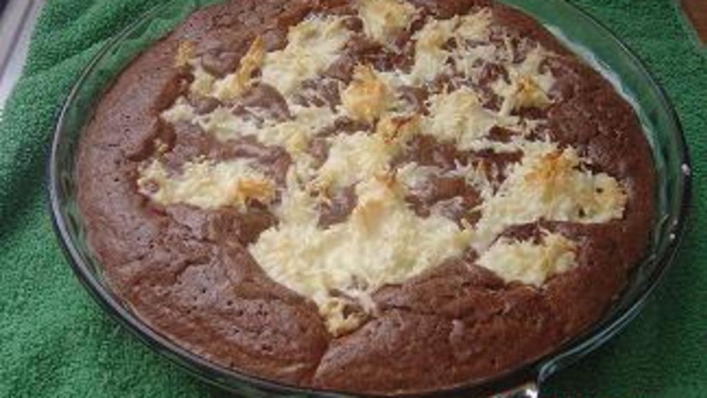 Coconut Brownie Pie created by Kzim4
