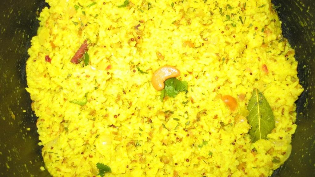 Lemon Rice with Dals created by eatrealfood