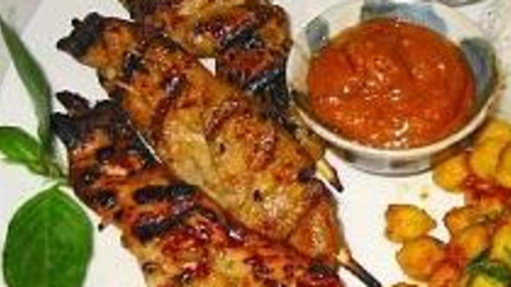 Ga Lui (skewered five spice chicken) created by WaterMelon