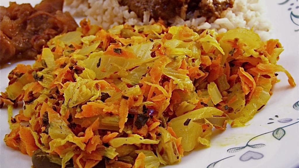 Indian Cabbage and Carrots Recipe