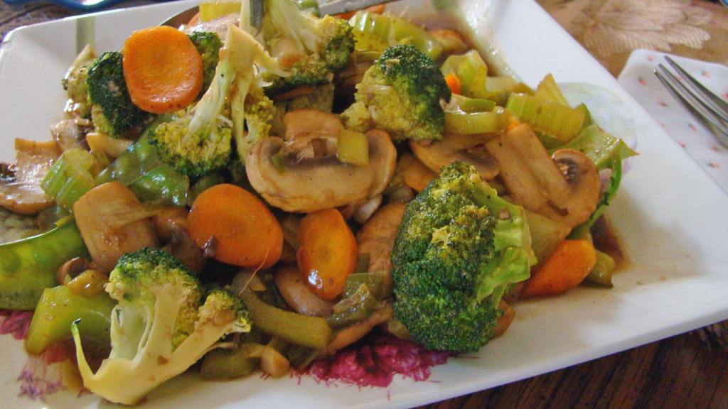 Oriental Stir Fry Vegetables With Oyster Sauce created by Derf2440