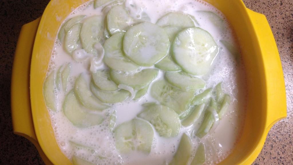 creamed cucumber recipe miracle whip