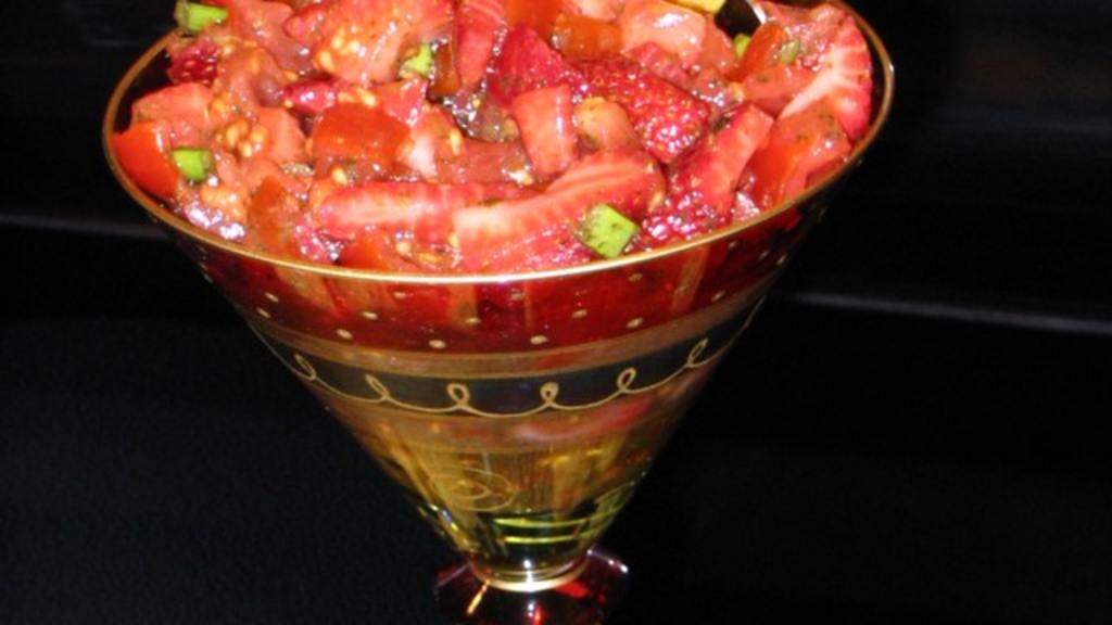 Balsamic Strawberry Salsa created by Chef Decadent1