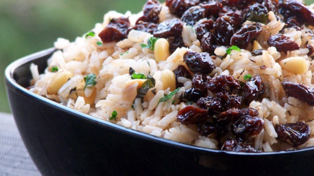 Herbed Rice With Currants in Olive Oil and Balsamic Vinegar created by NcMysteryShopper