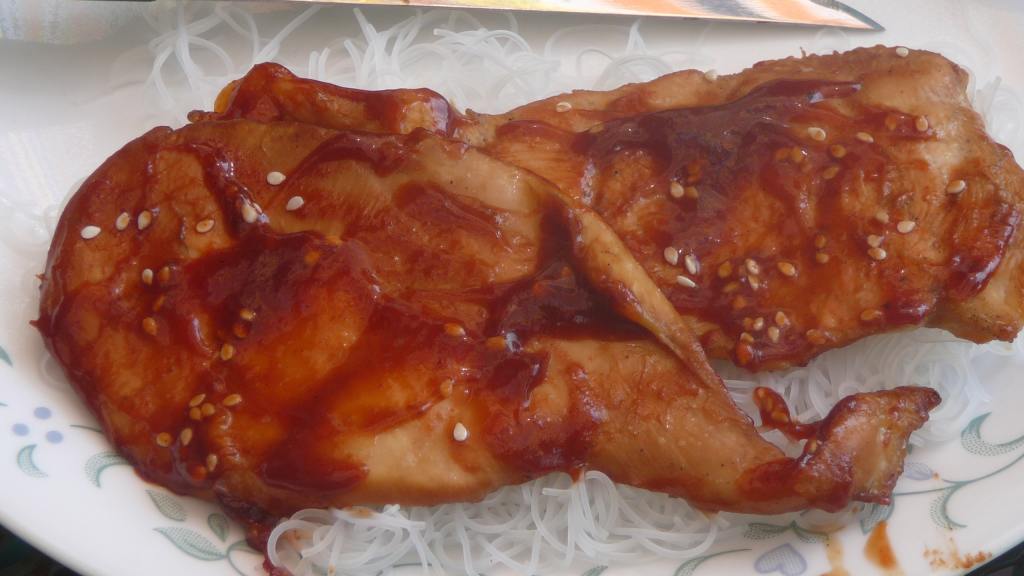 Grilled Hoisin Chicken with Mai Fun created by BLUE ROSE