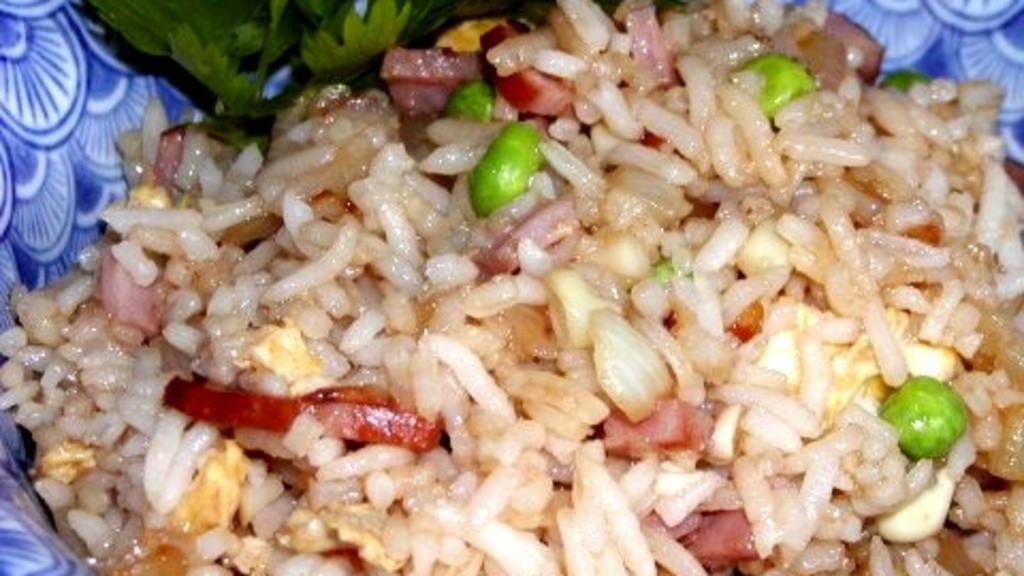 Fried Rice With Smoked Ham (9 Ww Pts) created by Rita1652