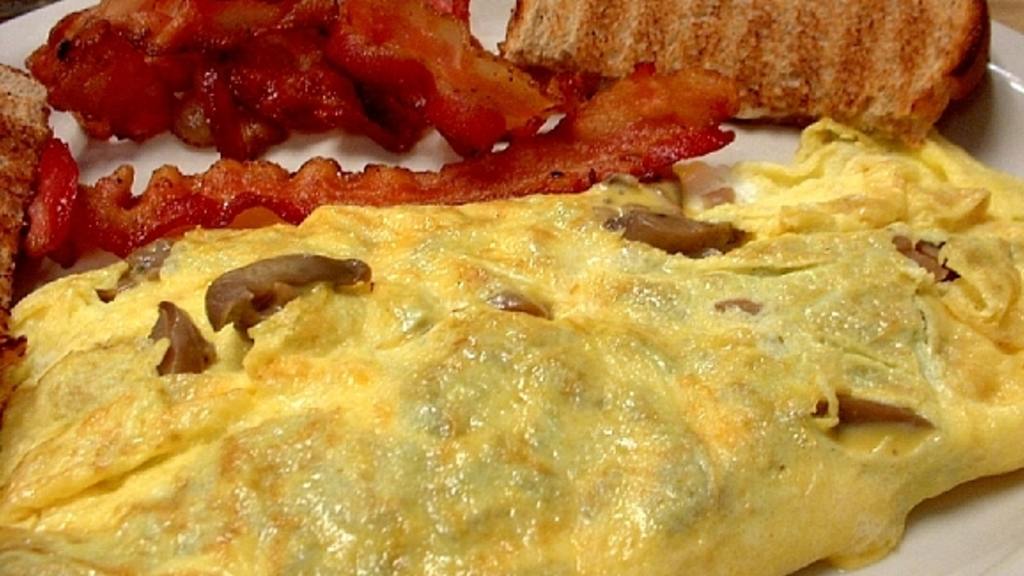 Mushroom and Gruyere Cheese Omelet created by VickyJ