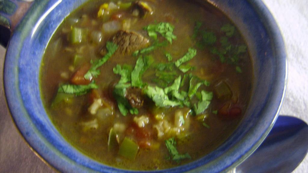 Beef and Rice Soup, Mexican Style Recipe