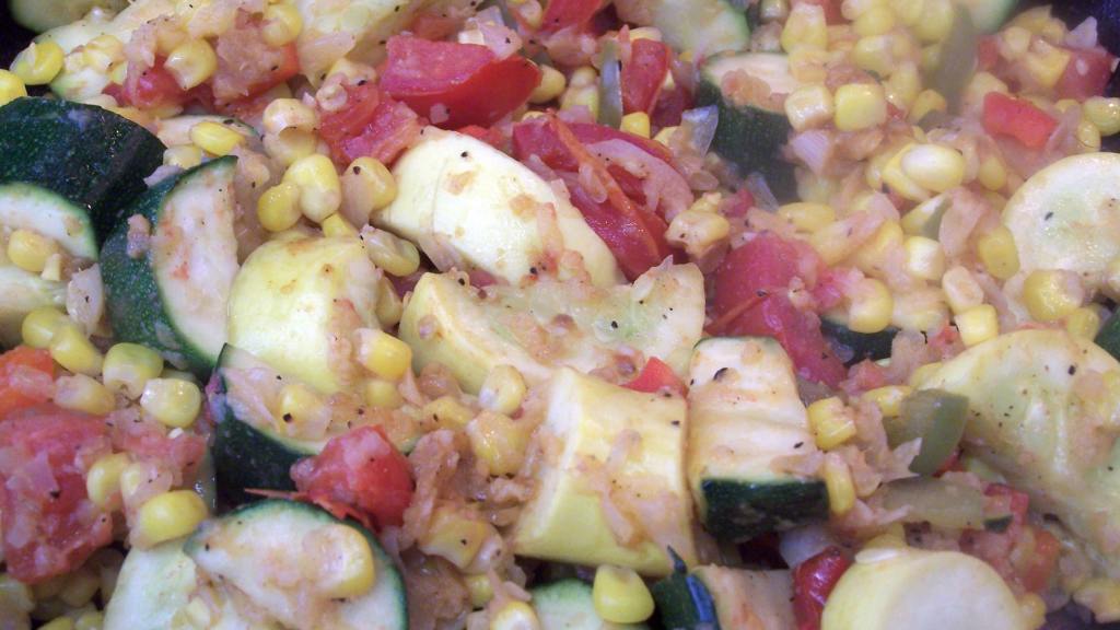 Zucchini,  Corn,  and Tomato  Combo created by PaulaG