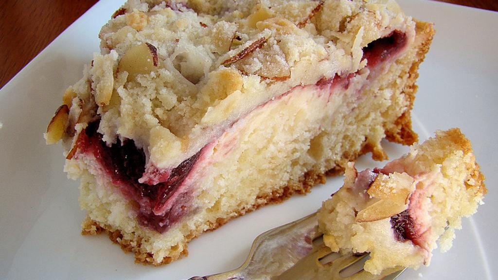 Raspberry Cream Cheese Coffee Cake Recipe
