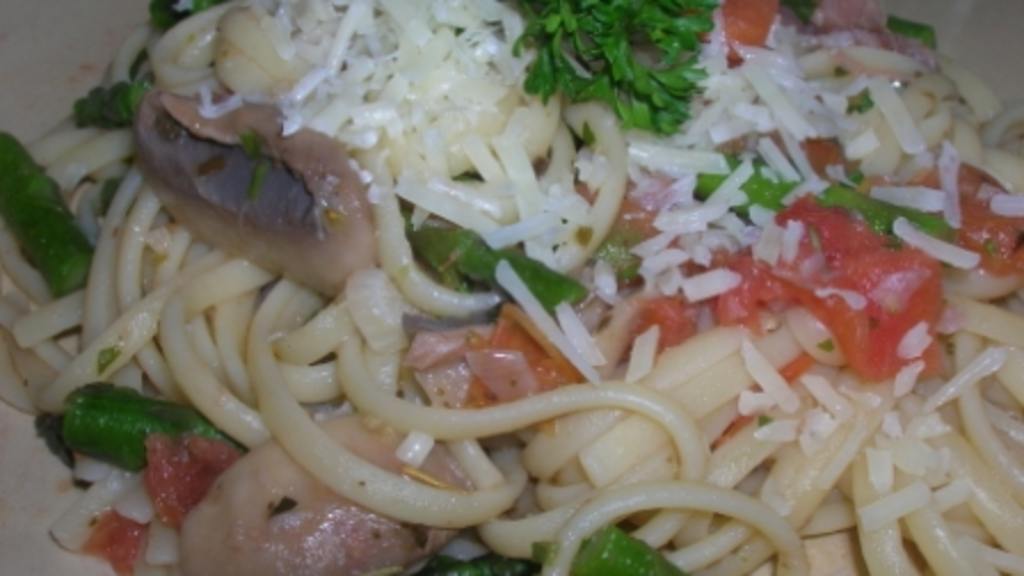 Uncle Bill's Asparagus Pasta Primavera Recipe