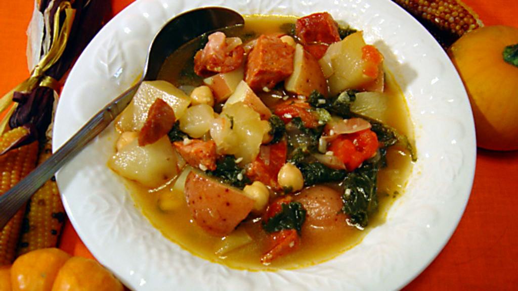 Linguica, Kale, and Potato Soup Recipe
